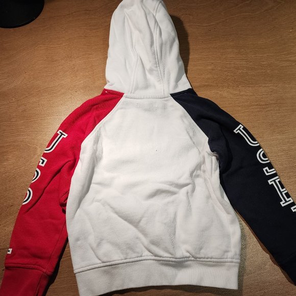 U.S. Polo Assn. BOYS WHITE LOGO HOODIE - Picture 2 of 5